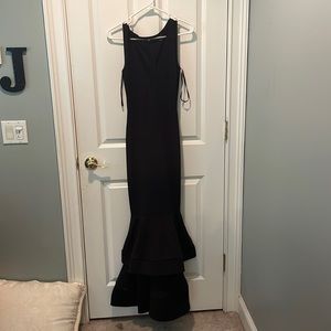 Lightly used prom dress; worn once, fully dry cleaned and ready!